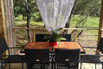 Image de La Paillote, Chalet bois entre mer et campagne, animaux acceptés