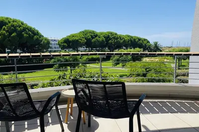 Image de Appartement avec parking - 5 pers. , vue mer
