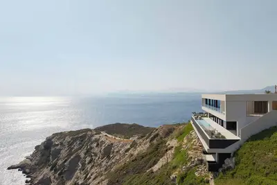 Seafront Cliff Villa with Infinity Pool & Wellness