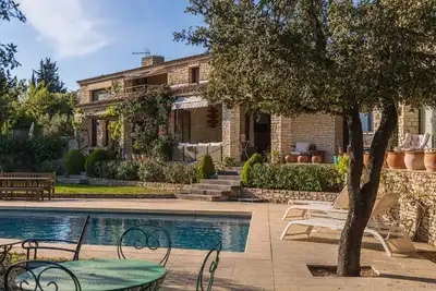 Image de Villa vue panoramique piscine Gordes village