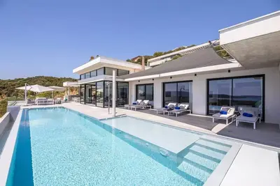 Image de Villa « Alba » avec vue sur la mer, Wi-Fi et climatisation