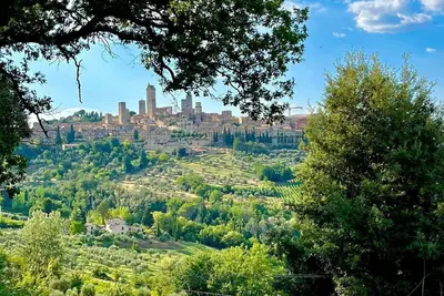 Image de Poggio Giselda, home for groups and families with unique views of San Gimignano
