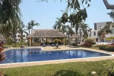 Image de House in private condominium with pool just steps from the beach in Bucerias