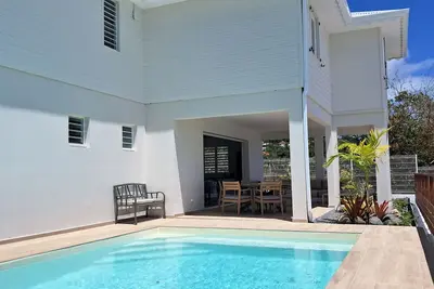 Image de Villa Kaz Lavibèl Sainte Luce, vue mer et piscine