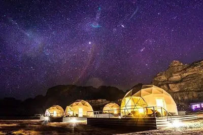 Image de Retraite luxueuse dans un lodge à Wadi Rum avec entrée privée