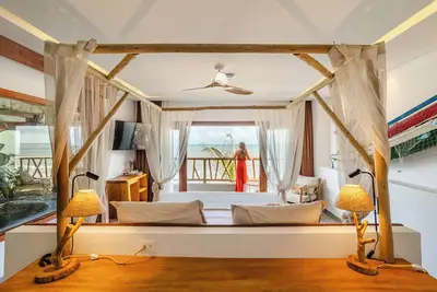 Image de Beachfront retreat in Preá, with pool, rooftop, massage room and gym.