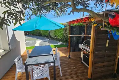 Image de Maison de plain-pied jardin calme - 6 pers.