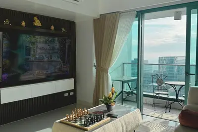Image de 3br Apartment with Balcony at One Uptown Bgc