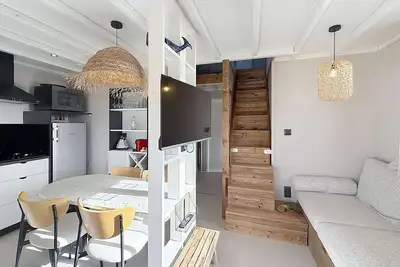 Image de Beach house - 6 pers, piscine chauffée - St-Pair