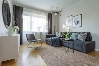 Image de Modern 1br Apartment with Balcony, 20min to City