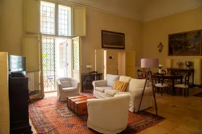 Image de Dimora Castracane - House in historic building from 1400 with cloister, balcony and private parking space