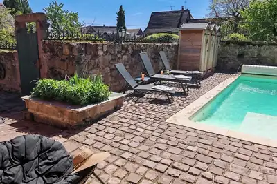 Image de Gîte, Piscine Chauffée à Hunawihr, Ribeauvillé et Colmar sur la route des Vins