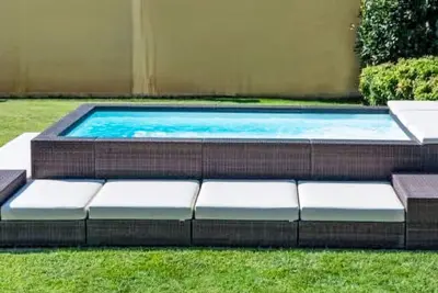 Image de Agréable appartement avec Wifi, climatisation, piscine privée, Tv, terrasse et animaux admis