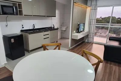 Image de New apartament in Foz do Iguaçu, with 4 beds, air conditioning, Wi-Fi, and pool.