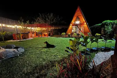 Image de Hidden Luxury Cabin in Nature Jacuzzi, Fire Pit & Private Escape