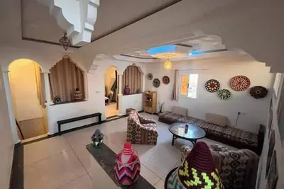 Image de Duplex avec Terrasse Panoramique – Vue Mer 180° à Tamraght