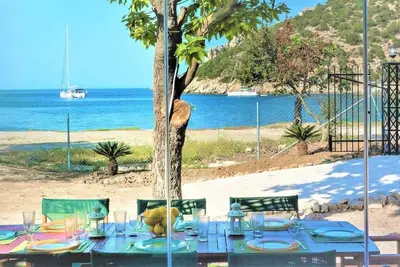 Private Beachfront House Irene Mare, Serene Views
