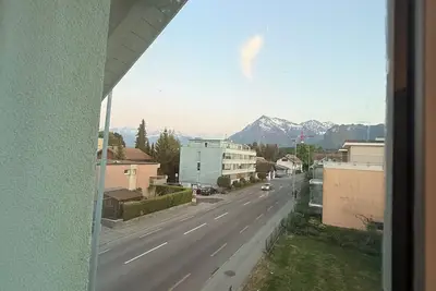 Image de GalleryLoft Wintertime Lake Thun&Mountainview
