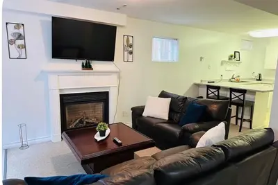 Two luxury bedroom basement.