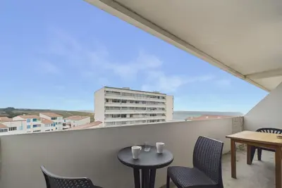 Image de Vue mer pour 4 au pied de la plage