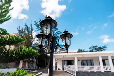 Image de private property with big garden, swimming pool. 10 minutes walk to the beach.