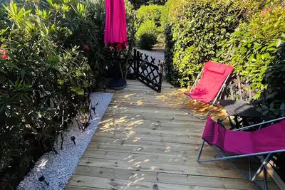 Charmant studio avec jardin à St-Raphaël