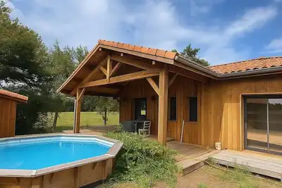 Image de Maison avec animaux, terrasse - 6 pers.
