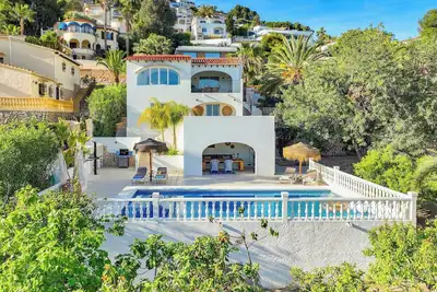 Image de Villa avec vue sur le rocher de l'Ifach à Benissa