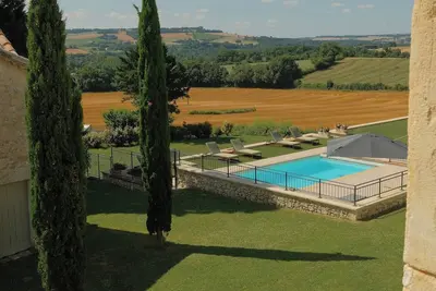Image de Villa de luxe piscine chauffée, sauna, gym, clim