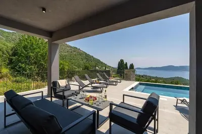 Image de Green Sunrise Villa - Stunning Sea View Villa with Private Pool near Dubrovnik