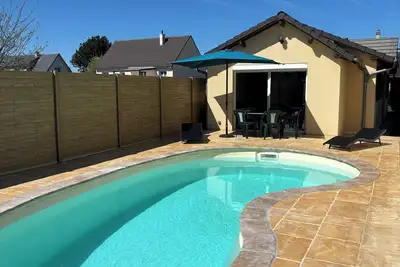 Image de Maison avec piscine couverte et chauffée en Normandie
