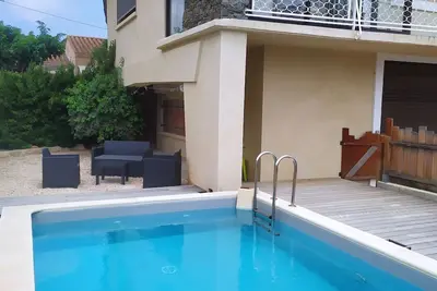 Image de Villa avec piscine Meze sur l'étang de Thau