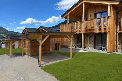 Image de Beau lodge ski in-ski out avec sauna et jardin