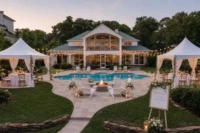 Image de Villa de Lago! A Stunning Waterfront Estate on Lake Conroe