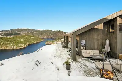 Image de Cabine avec vue sur le Ryfylkefjord