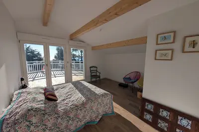 Image de Villa familiale, vue mer, plage et centre à pied