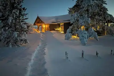 Image de Chalet de montagne avec jacuzzi et vue sur Blefjell