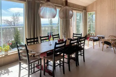 Image de Nouvelle cabane avec vue sur les montagnes à Bittermarka, Trysil