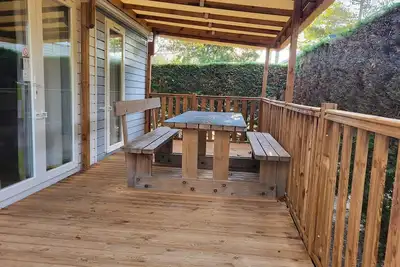 Image de Mobil-home tout confort 5 pers à Messanges Landes- Piscines, plage & Terrasse