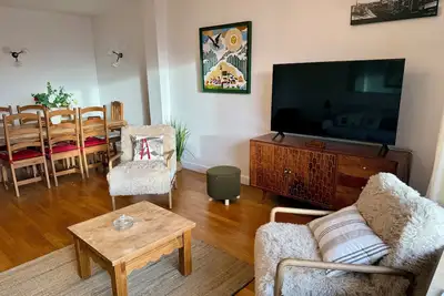 Image de Très bel Appartement pour 4 personnes au centre de Megève. Vue sur les Aravis.