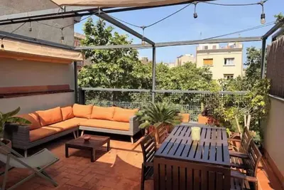 Image de Cozy duplex with terrace in Gràcia