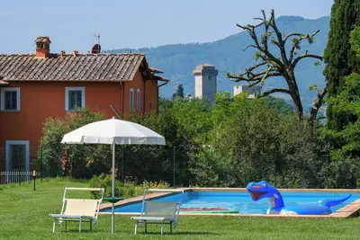 Image de Appartement avec piscine et vue sur le château