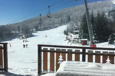 Image de Terrasse accès direct et privatif aux pistes l’hiver et à la nature l’été