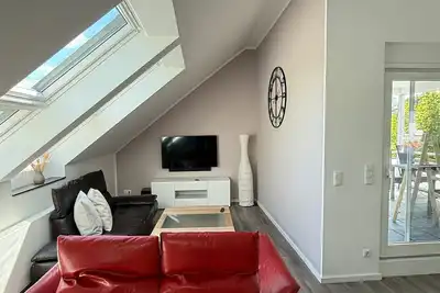 Image de Appartement « Haus Waldblick » avec vue sur la montagne, jardin commun et Wi-Fi