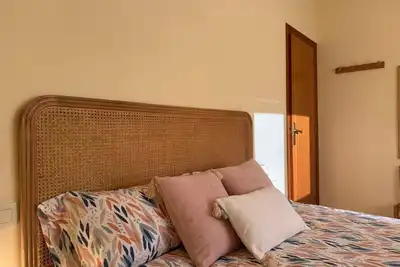 Image de Maison de vacances 'Pisto' avec vue sur la montagne, piscine et climatisation