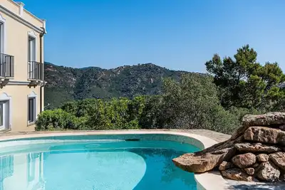 Image de Maison de vacances « Villa Aquila Alta » avec vue sur la mer, Wi-Fi et climatisation