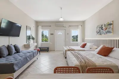 Image de Studio '3' avec vue sur la montagne, Wi-Fi et climatisation