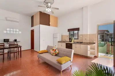 Image de Maison de vacances 'Jomeca 2' avec vue sur la montagne, piscine partagée et Wi-Fi