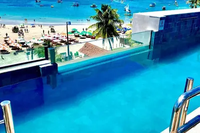 Image de Flat Pé na Areia, on the beach in the center of Porto de Galinhas.