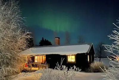 Image de Chalet en bois rond près du centre de ski de Bydalsfjällen